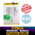 Vivo Y17 Battery B-G7 Replacement Premium Quality 5000mah Battery For Vivo Y17. 