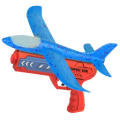 Airplane Launcher Toy Bubble Catapult Airplane Toy One Click Ejection Model Foam Airplane with big size Glider Airplane Launcher Best birthday Gifts For Boys Outdoor Sport Toys / Foam Airplane Toy Children Outdoor Game. 