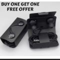 Buy 1 Get 1 Free Mini Bluetooth Earbuds, Premium Quality Handsfree for All Mobiles. 