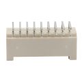 100Pcs BTC BCH LTC ZEC Miner Connector 2X9P Male Socket Curved Pin Suitable for Asic Miner Antminer S9 Z11 L3 S9 X3 A1. 