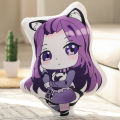 Tang San Xiaowu plush toy doll around Douluo mainland Evil white tiger civet cat Shura doll two-dimensional pillow. 