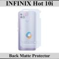 Infinix Hot 10i Back Matte Protector Soft Skin Sheet Soft Film Protection For Infinix Hot 10i. 