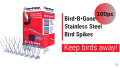 Defender Birds Spikes Fence Wall Pigeon Protector Repeller Deterrent Anti-Bird. 
