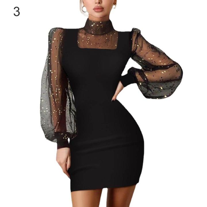 Sheath Dress Elastic Women Soft Mini Dress