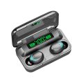 F9-5C TWS LED Digital Display Bluetooth 5.0 Wireless Earphones Sports Earbuds. 