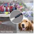 Portable High Pressure Washing Water Gun High Pressure Water Spray Gun Nozzle for 1/2" Hose Pipe Adjustable Multifunction Pressure Washer Nozzle Water Jet Hose Nozzles Pipe For Gardening, Window Cleaning Water Nozzle Gardening water sprayer gun. 