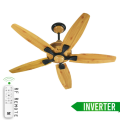 SK Fan Ceiling Fan Iris Model Copper 56 Inch Inverter Remote. 