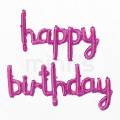 Happy Birthday Connected/Joint Aluminum Foil Balloon For Birthday Parties, Celebrations & Decorations. 