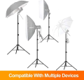 7-feet tripod stand with Fancy Mobile holder for multipurpose use, equipment, photography, videography, Tiktok, studio lighting, and ring light in an elegant home. 