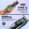 VGR V-075 Limited Edition Professional Hair Trimmer with LED Display, 4 Guide Combs for Men (3,6,9,12 mm, Color- Black) 1 Year Warranty. 