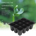 8 Pcs Seed Trays with Lids 12 Cells Seed Tray Plastic Seed Propagator Tray Set Seedling Trays Sprouting Trays. 