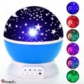 LED Rotating Star Night Light Lamp Romatic Starry Sky Projector. 
