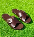 Slippers for boys , Men Slidders , Washable best quality Leather Chappal.. 