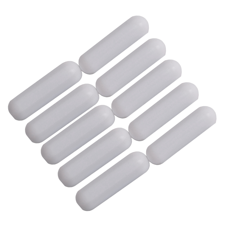 30 Pieces PTFE Magnetic Stirrer Mixer Stir Bar Laboratory Bar Stir Plate Magnet Stir Rod Magnetic (7X25mm)