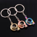 Mini Turbo Turbocharger Keychain Spinning Turbine Key Chain Ring Keyring MJ. 
