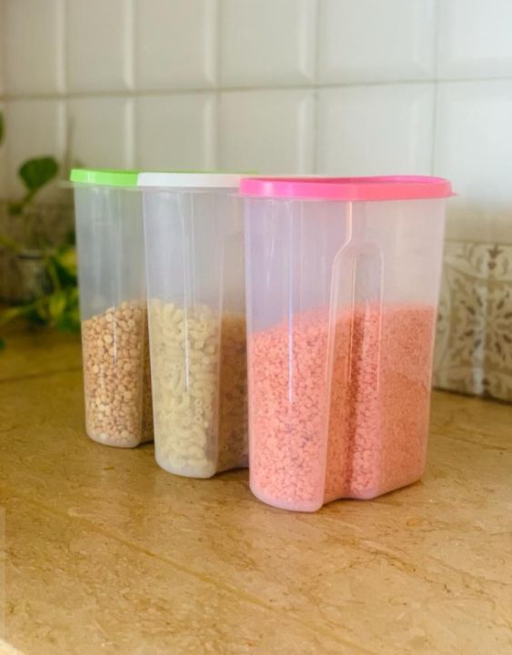 6Pcs%201.5kg%20Transparent%20Storage%20Jars%20Set%20Plastic%20Kitchen%20Portion%20Storage%20Boxes,%20High-Quality%20Separate%20Containers%20-%20Image%203