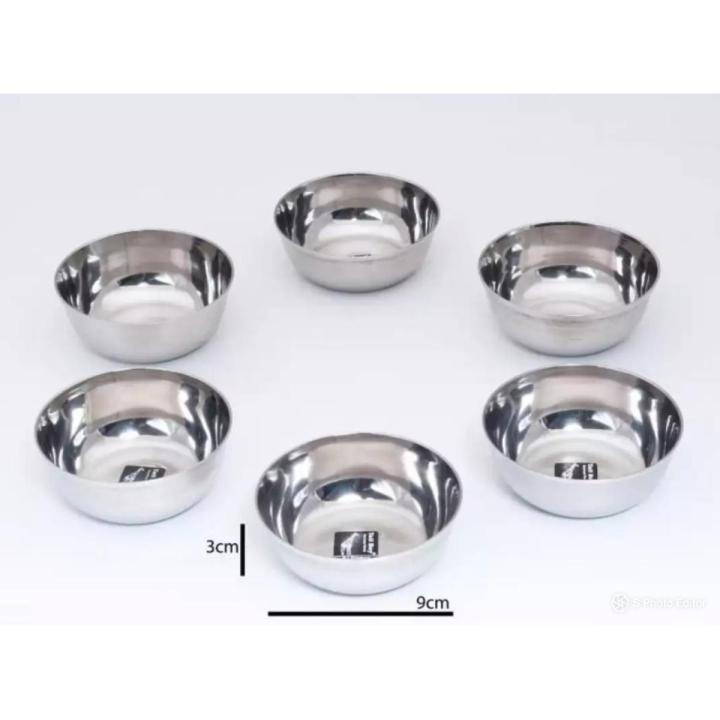 Stainless steel bowl/katori pack of six best quality