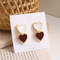 17MILE Fashion Resin Butterfly Pearl Heart Drop Earrings Set For Women Girls Acrylic Dangle Earrings Punk Metal Hoop Earrings Set 2022 Trend Set of Earrings Jewelry. 