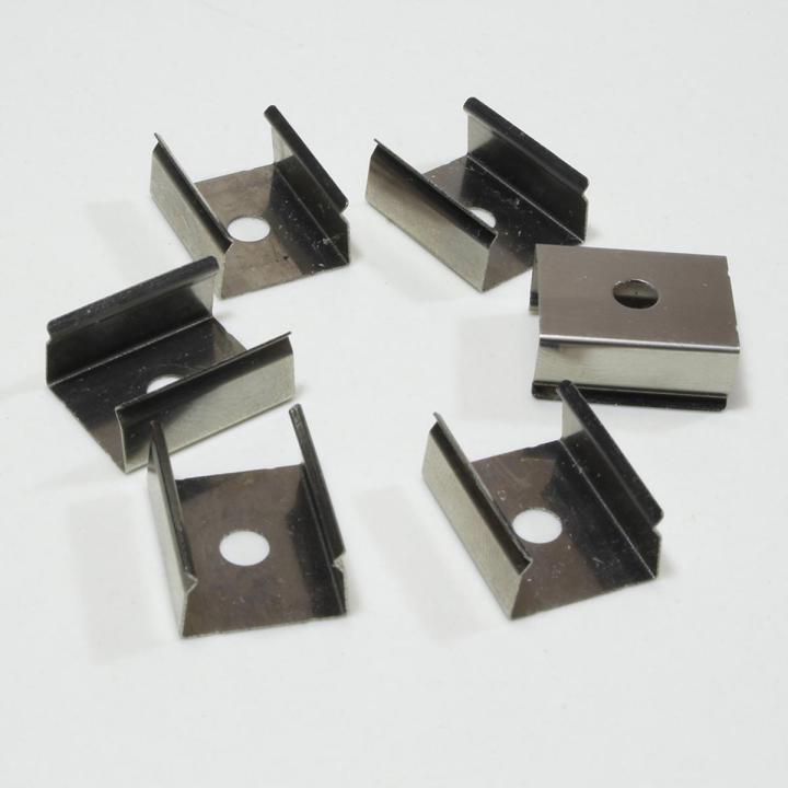 metal bracket for led strip light OEM Custom Stainless Steel U Shape Mounting Bracket for LED Strip Light