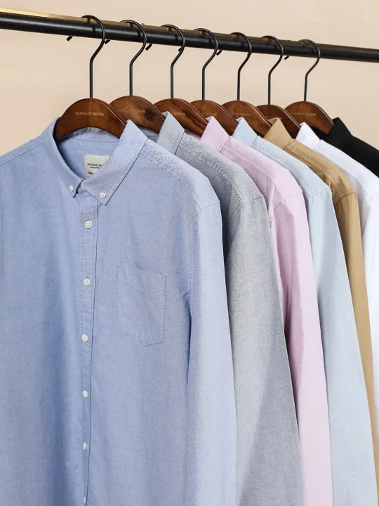 Oxford%20shirts%20men%20classical%20casual%20shirt%20100%25%20cotton%20spring%20new%20clothing%20-%20Image%203