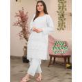 14th August Dress For Women - Chickenkari 2-Piece Suit For Independence Day Dress For Girls. 