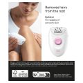 Braun Silk Epil 1 Epilator SE-1000- White & Pink. 