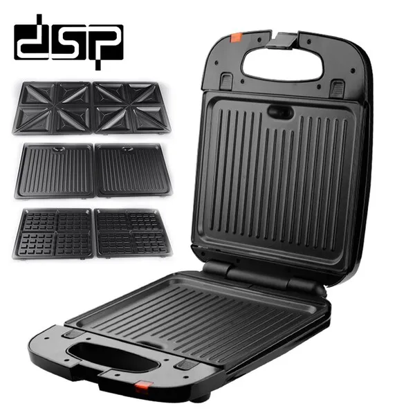 Professional%203%20in%201%20Multi%20Plates%204%20Slices%20Panini%20Grill%20Sandwich%20Maker%20&%20Waffle%20Maker%20-%20Image%204