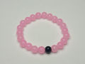 Beautiful Pink and Black Glass Bead Friendship Bracelet for Couples, Bestfriends, Boys and Girls. 