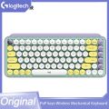 Logitech POP KEYS Wireless Mechanical Keyboard  ( OPEN BOX ) for Windows, Mac , ipad , Gaming Laptops. 