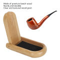 Smoking Pipe Stand Foldable Pipe Holder Wooden Small for Display. 