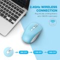 JOYACCESS M10 Dual Mode Wireless Mouse/Mice Silent Clicks (3.0 and 5.0 Bluetooth + 2.4GHz Dongle ) Wireless Mouse/Mice For PC / Laptop / MacOS / Android Adjustable DPI. 