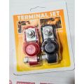 Battery Terminal Clamp Clips Connector 2 Pcs 12V Adjustable. 
