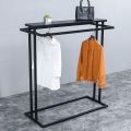 Freestanding Clothing Rack Large Capacity Wardrobe with Storage Shelf, Modern Display Stand Double Rail Coat Hanger for Bedroom, Hallway. 