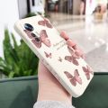 Red Blue Butterfly Phone Case For Xiaomi Mi 14 13 13T 12 11 Ultra 10 12T 11T 10T Pro Lite Poco F4 X4 M4 F3 X3 M3 Pro 5G GT. 