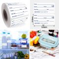500pcs/roll 2.5*5 Cm Date Food Sticker Label Stationery Sticker Food Storage Expiration Date Label. 