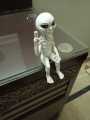 UFO Classic Alien Outer Space Statue Sitting Action Figure Shelf Sitter Realistic Sculpture Figurine Lawn Yard Home Decor Indoor Outdoor Gaming Pc Casing Computer Case Room Decoration. 