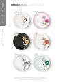 Picassa Melamine Dinner Set 80 Pcs Single Glazed. 