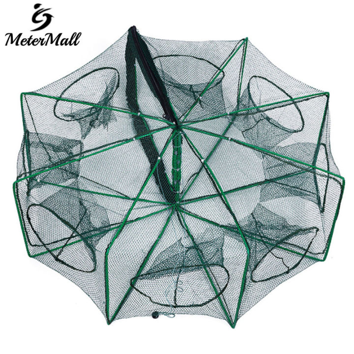 MeterMall Foldable Fishing Nets 8 Holes 8 Sides 28.3 x 10.2in Upgrade Large Space Folded Fishing Bait Trap For Fish/Crab/Shrimp | Daraz.pk MeterMall Foldable Fishing Nets 8 Holes 8 Sides 28.3 x 10.2in Upgrade Large Space Folded Fishing Bait Trap For Fish/Crab/Shrimp | Daraz.pk