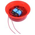 AC 220V 100mm 4 inch Dia Schools  Alarm Round Shape Electric Bell Red. 