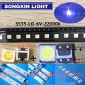 10Pcs/100Pcs For LG Innotek LED 2W 6V 3535 Cool white LCD Backlight for TV Application Led Backlight Lg 3535 Latwt391rzlzk. 