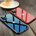 High Quality Luxury Back Shine Tempered Glass Case For Iphone 11 Pro Max. 