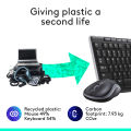 Logitech MK270 Wireless Keyboard & Mouse Combo (Black). 