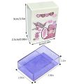 Transparent Storage Box Kawaii Stationery Blingbling Photo Card Holder Box Case Container Idol Kpop Albumes Photo Storage Ins. 