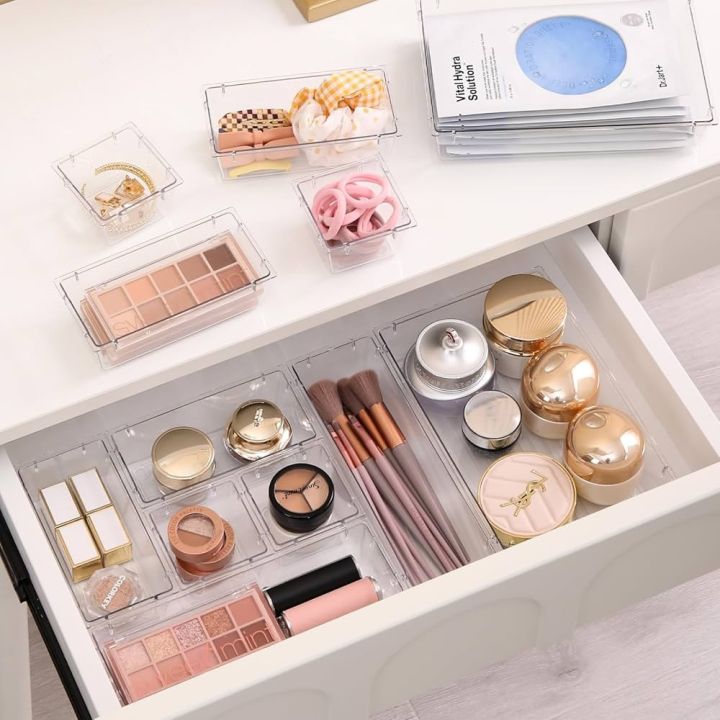 Clear%20Plastic%20Organizer%20Bathroom%20and%20Vanity%20Acrylic%20Organizer%20Clear%20Drawer%20Trays%20Cosmetic%20Transparent%20Storage%20%20Non-Slip%20Sets%20,%20Makeup%20Bins%20-%20Image%206