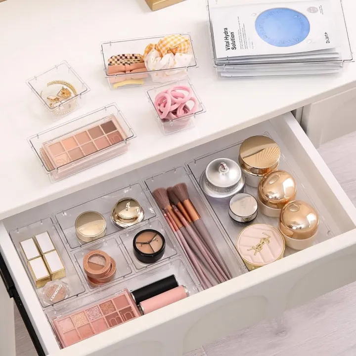 Clear%20Plastic%20Organizer%20Bathroom%20and%20Vanity%20Acrylic%20Organizer%20Clear%20Drawer%20Trays%20Cosmetic%20Transparent%20Storage%20%20Non-Slip%20Sets%20,%20Makeup%20Bins%20-%20Image%206