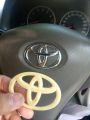 Toyota steering monogram prius aqua and all toyota 2009 to 2020 models steerg monogram steering emblem. 