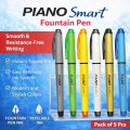 PIANO Smart Fountain Ink Pen ideal for Girls and Boys – Pack of 5 Ink Pen. 