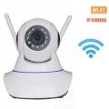 Smart IP Camera Wifi Wireless - CMOS Sensor - HD 960P - Dual Antenna - Mic & Speaker Builtin for Audio - Vertical/Horizontal Pan-Tilt Rotation - IR Cut Technology Night Vision V3802ANT413. 