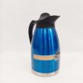 REGAL Stainless Steel Thermos Flask 1L 2L 3L – Double Wall Vacuum Insulated Jug – Hot & Cold 24 Hours – Tea Coffee Water Bottle – Durable Travel Thermos – Dark Brown, Blue, Red, Silver – Leakproof Flask for Home Office Outdoor Use. 