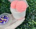 STRAWBERRY ICE CREAM SCOOP DIY  SLIME WITH CLAY ICE CREAM SCOOPS AND FLUFFY BOTTOM. 